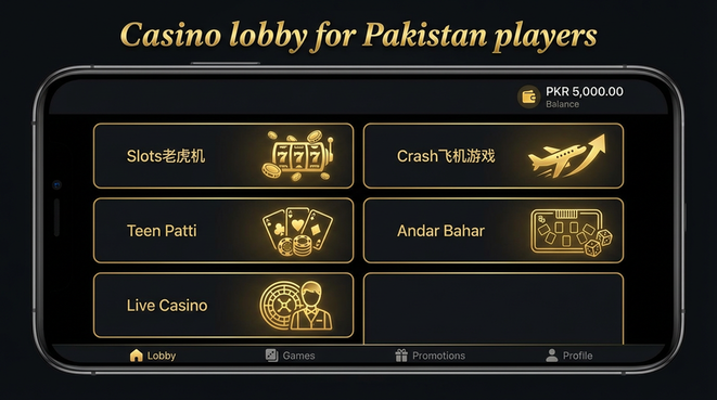 Lobby view of pakspin for Pakistan users - 4